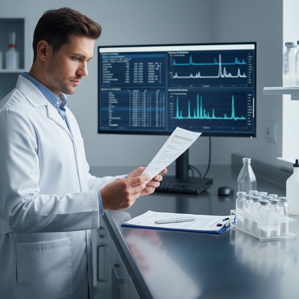 Research articles on peptide quality and COA verification